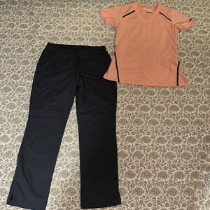 Grey’s Anatomy Scrubs, Peach, Grey